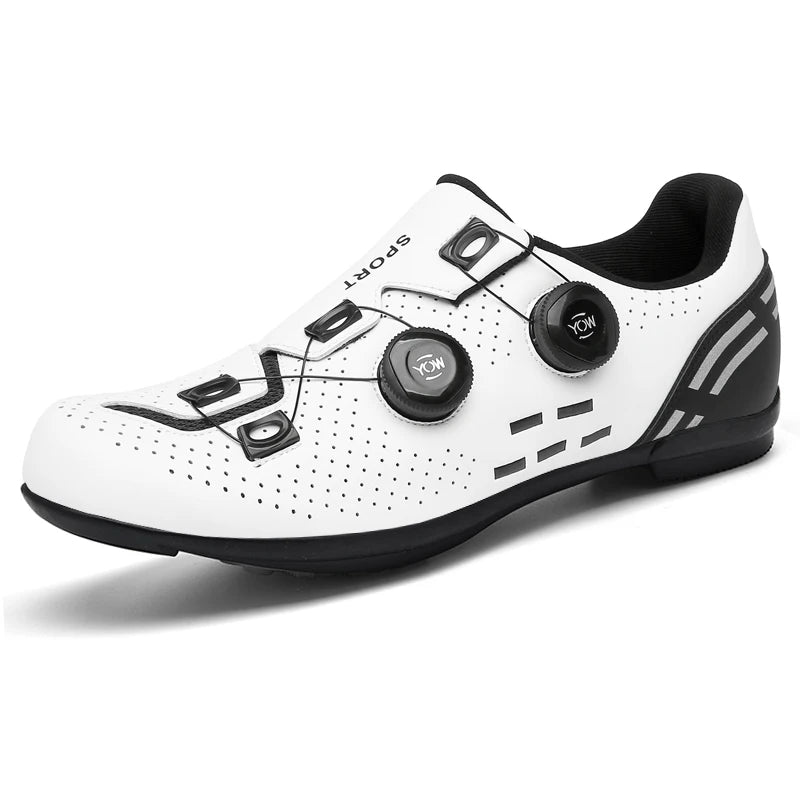 Lock-Free Cycling Shoes Flat Pedal Shoes Men Bike Cleat Sneaker MTB Bicycle Biking Women Breathable Indoor Boots