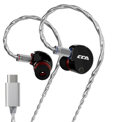 CCA Phoenix Wired Earphones Dynamic Drive LCP Diaphragm Music Headphone With Detachable Cable Noise Reduction Gaming Earphones