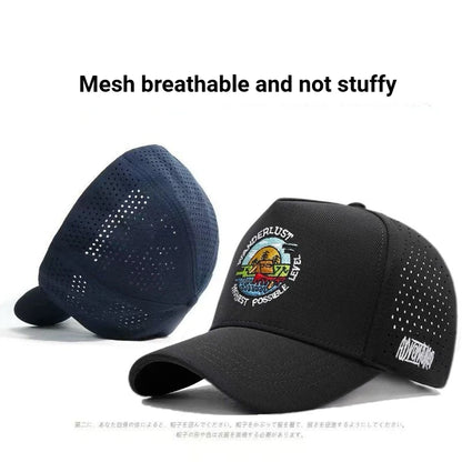 Casquettes de baseball à fond fermé, grande taille, en maille respirante, style « trucker », pour hommes à la tête large, casquette de sport haute, extra-large, 60 cm, 65 cm
