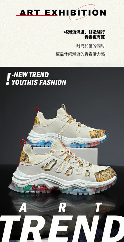2023 new Shoes For men Sneakers Male casual Mens Shoes tenis Luxury shoes Trainer Race Breathable Shoes fashion loafers running