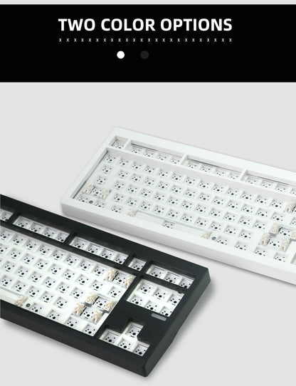 ZUOYA GMK87L Mechanical Keyboard KIT  Gasket Structure VIA /Qmk Programmable Hot-Swap Three Mode Wireless RGB Keyboard KIT