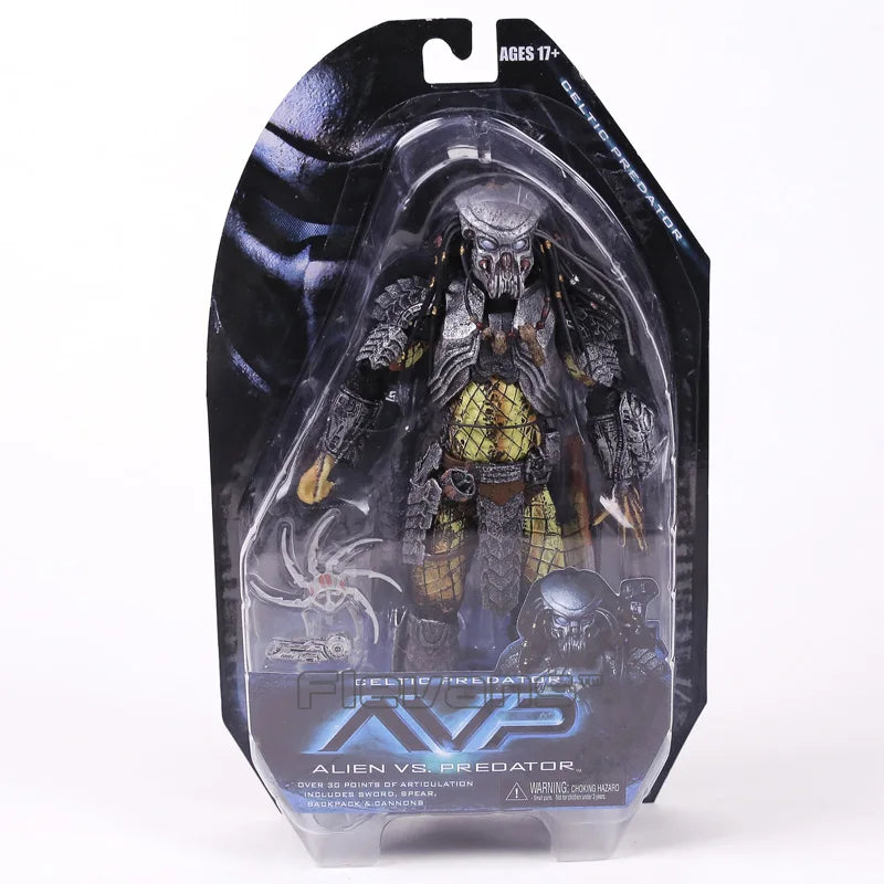 NECA AVP Alien vs. Predator Chopper Celtic Scar Predator 7" Action Figure Joint Movable Model Toy