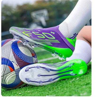 New Men's Football Boots Non-Slip Soccer Shoes Indoor Cleats Professional Turf Futsal Grass Ultralight Sport Comfortable Adult