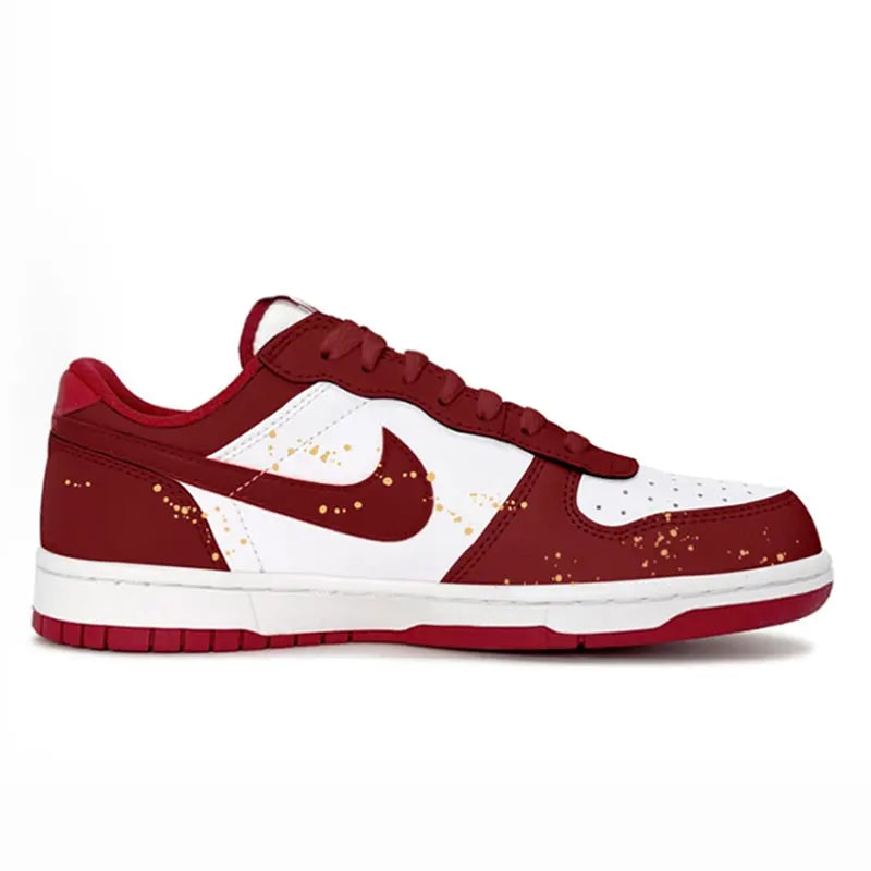 Custom Sneakers Nike Big Steed Crimson Chinese New Year of the Horse Men's Skate Shoes