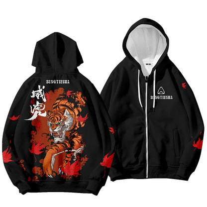 3D print majice s kapuljačom za Kinesku novu godinu za muškarce i djecu, modni dragon grafički sweatshirts, cool streetwear hoody top