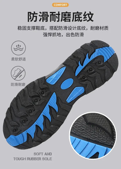 Retro Style Men  Sports Shoes Autumn and Winter Short Boots Anti Slip Hiking Shoe Suitable for Ankle Boots Urban Commuting 2025