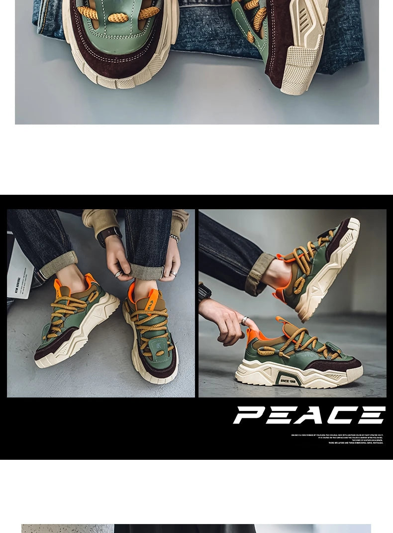 Lässige Herren-Sneaker – Frühlingsmode – Vielseitige Low-Top-Skateboard-Schuhe für Herren, geeignet für Outdoor-Sportarten