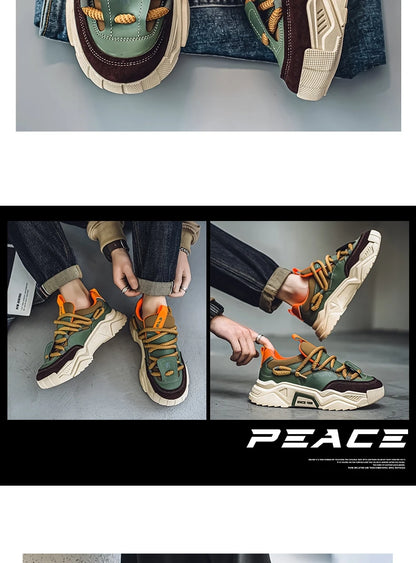 Lässige Herren-Sneaker – Frühlingsmode – Vielseitige Low-Top-Skateboard-Schuhe für Herren, geeignet für Outdoor-Sportarten