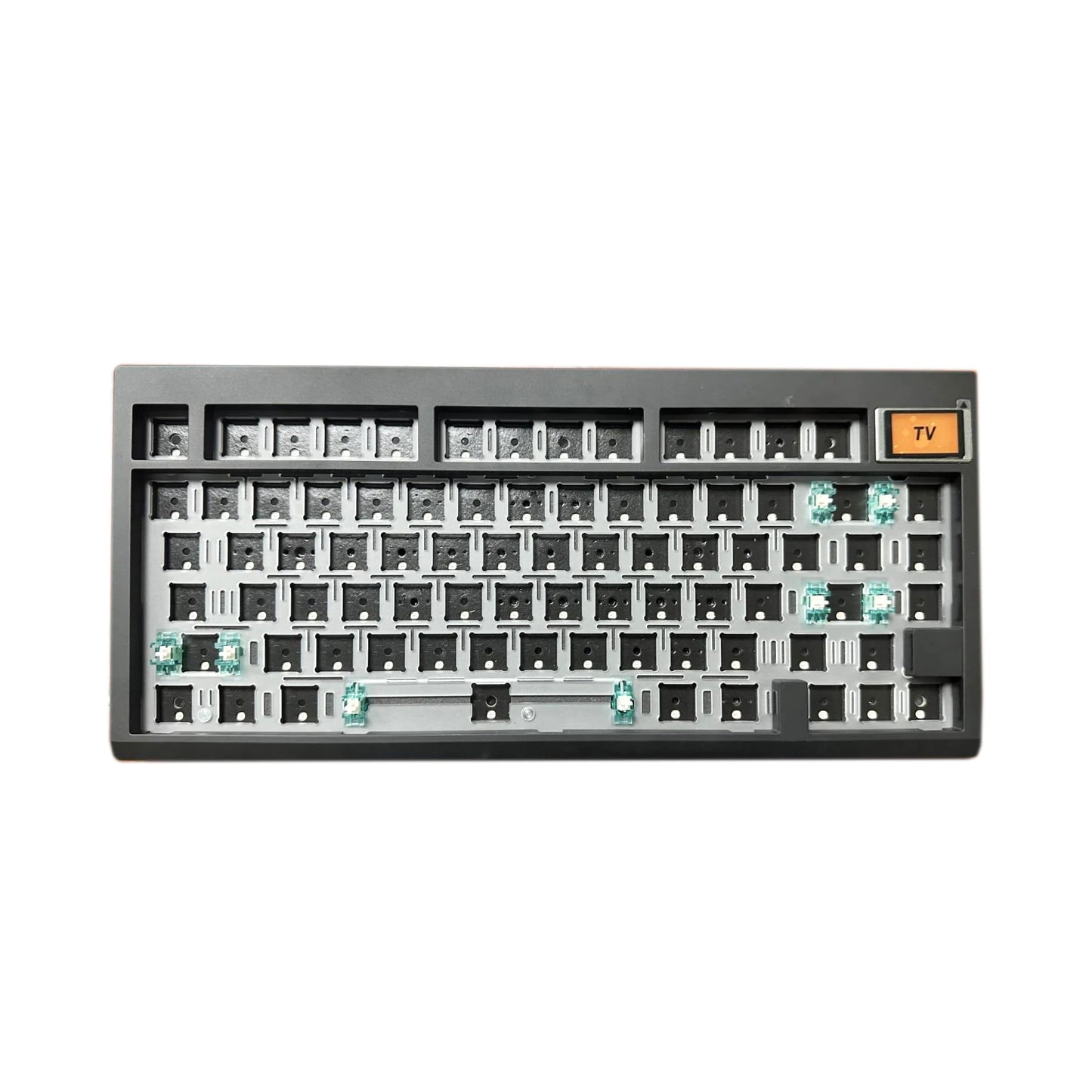 Kit tastiera meccanica ZUOYA GMK81 hot-swappable Bluetooth 2.4G wireless con retroilluminazione RGB, struttura gasket, supporto per