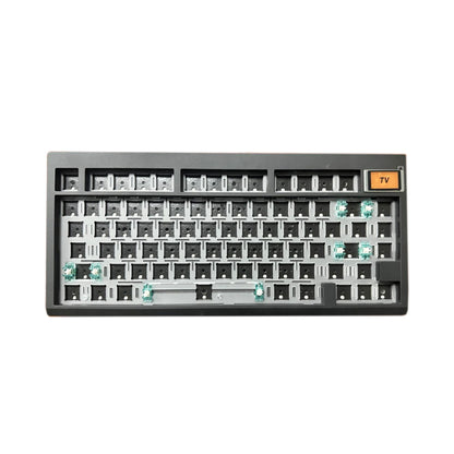 Kit tastiera meccanica ZUOYA GMK81 hot-swappable Bluetooth 2.4G wireless con retroilluminazione RGB, struttura gasket, supporto per