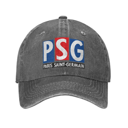 PSG-logo, afslappet baseballkasket til par, kvinder, sommer, jagt, camping, hiphop-hatte, mode, åndbare baseballkasketter