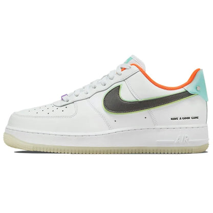 Nike Air Force 1 '07 White Light Smoke Grey Casual Comfortable Cushioning AF1 Low Men Skateboarding Shoes Streetwear FJ4146-100