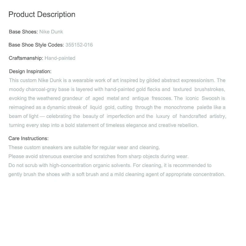 Custom Sneakers Nike Big River Immersed Moon Golden Emperor Burning Sky Flame Scorched Texture Gold Foil with Gift Bag For Men