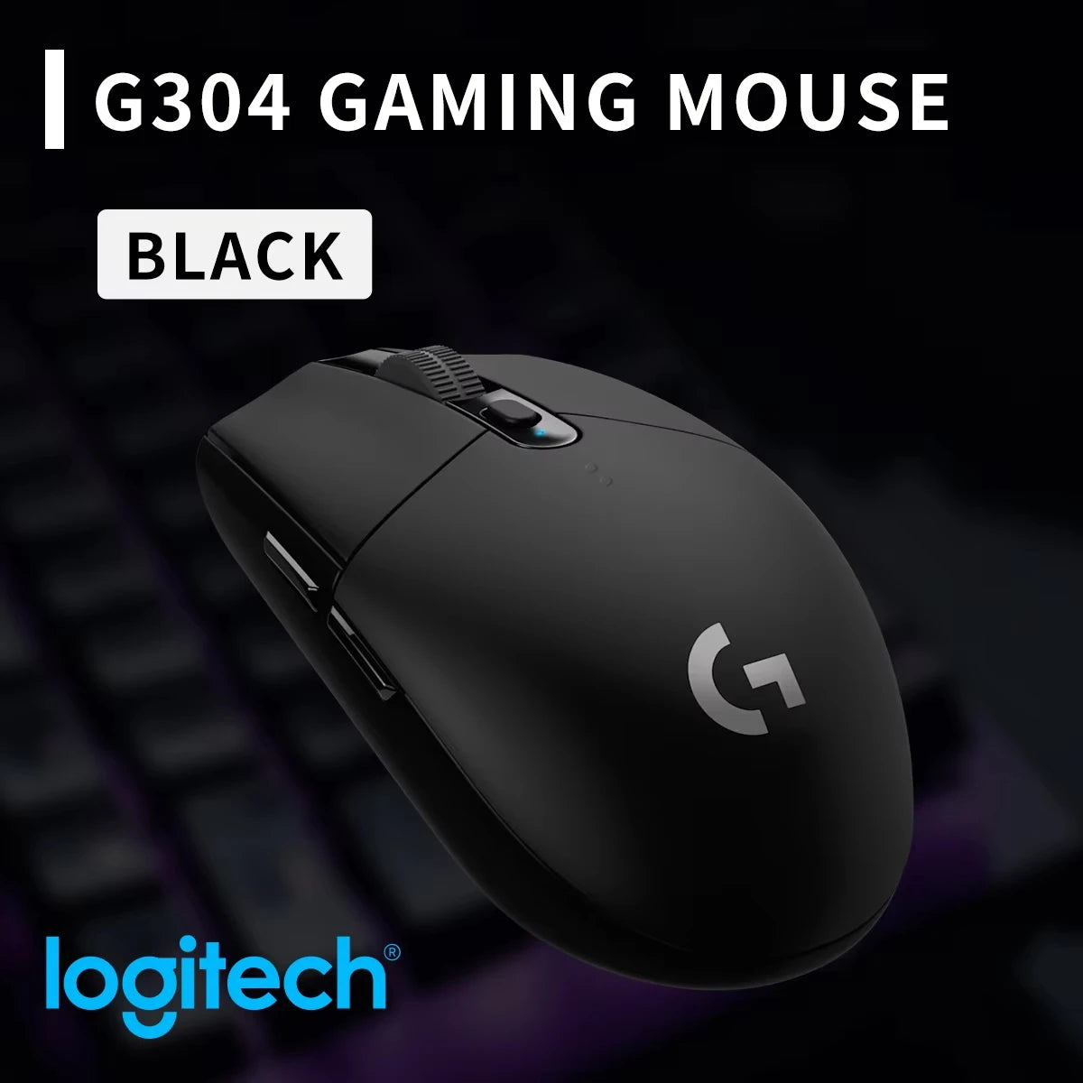 Logitech G305 G304 Gaming Mouse Wireless High DPI Gaming Mouse with 12000 DPI, HERO Sensor, Long Battery Life for PC Gaming, Home & Office
