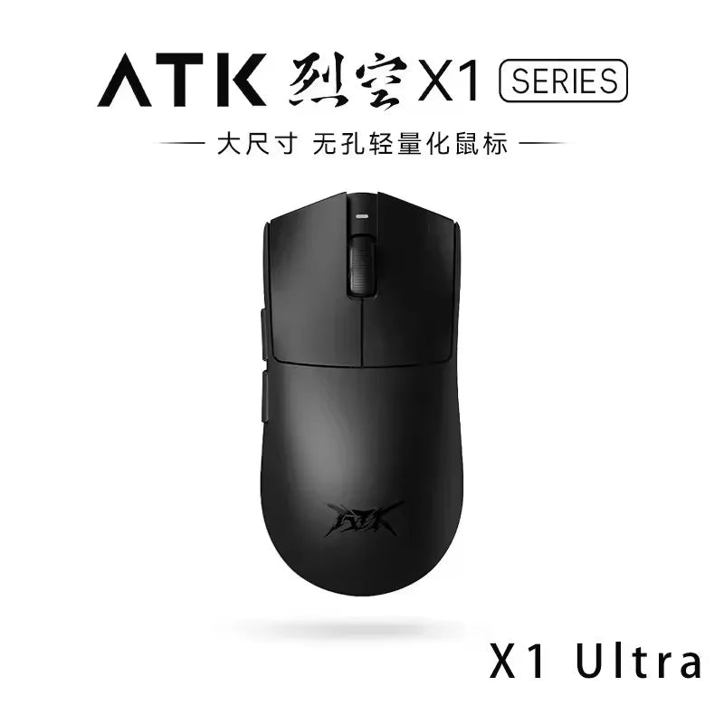 ATK X1 Series Wireless Gaming Mouse Bluetooth 8K Ultra Lightweight 49g FPS Mouse with PAW3950 Sensor, Tri-Mode Custom Gamer Mouse