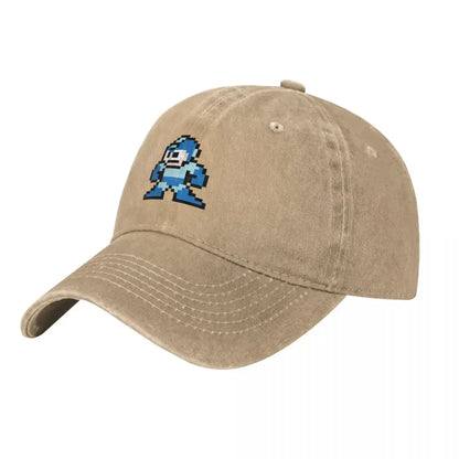 Czapka z daszkiem Megaman 8-bitowa, nowa, urocza, w stylu vintage, luksusowa, dla mężczyzn i kobiet