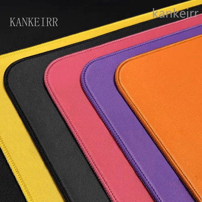 Svart Speed-musmatta i enfärgad design med hög elasticitet, halkfri undersida, premium gamingmusmatta för e-sport med ultrafin yta, deskmat
