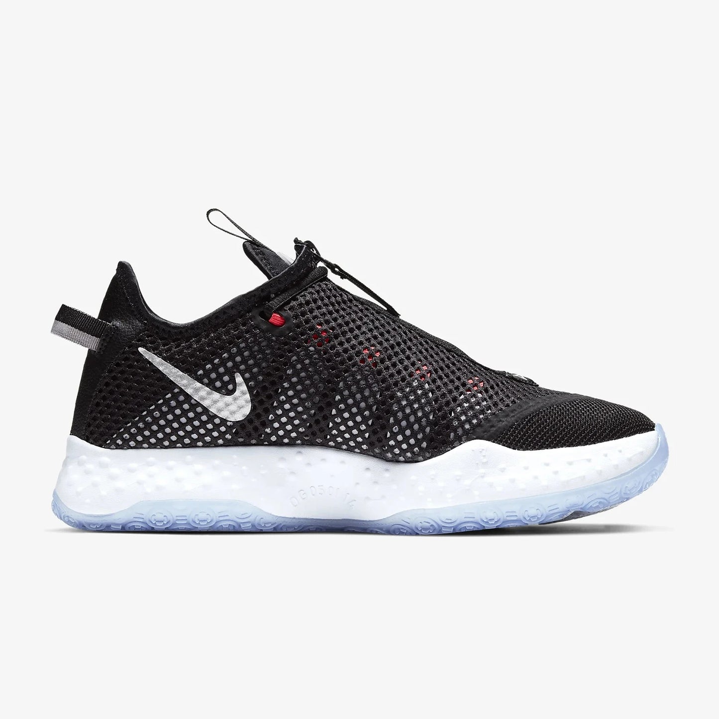 Nike Genuine PG 4 EP Paul George 4 Black White Blue Drip Men's Basketball Shoes CD5082-001