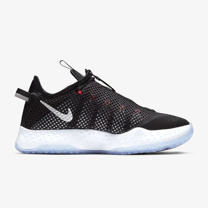 Nike Genuine PG 4 EP Paul George 4 Black White Blue Drip Men's Basketball Shoes CD5082-001