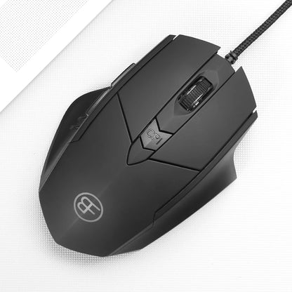 BalanceFit USB Wired Mouse 7200 DPI Ergonomic Computer Mouse, 6-Button USB Wired Mouse for Laptop, PC, Desktop, Office & Gaming