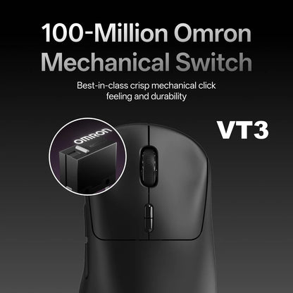 Rapoo VT3Pro GEN-1 Wireless Gaming Mouse 26,000 DPI, 8KHz Polling Rate, 59g Lightweight, 9 Programmable Buttons, PAW3398 Optical Sensor