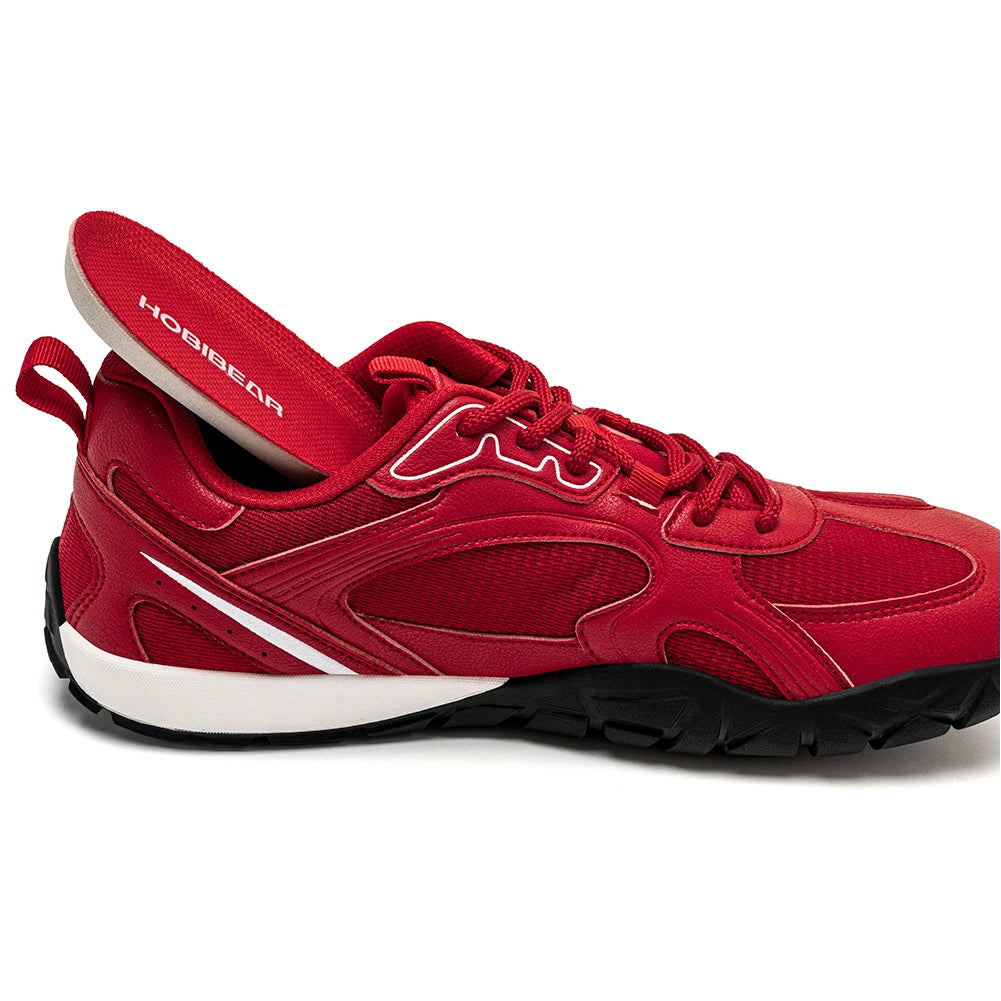 HOBIBEAR Chaussures minimalistes rétro à bout large pour hommes et femmes, idéales pour la marche, la randonnée et la course à pied