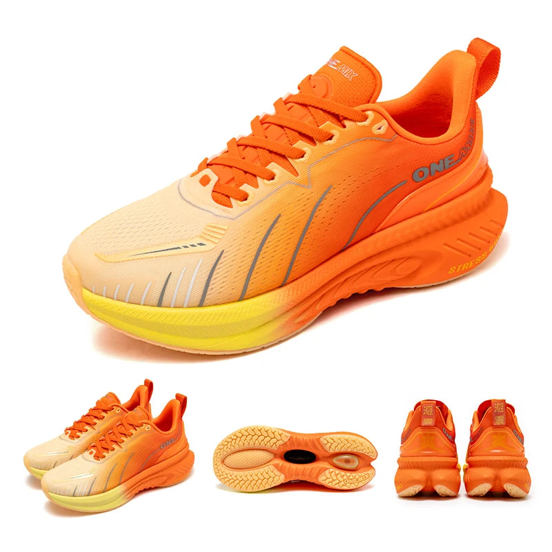 ONEMIX blanc chaussures de course sur route pour hommes coussin d'air chaussures de Sport en plein Air hommes formateurs été chaussures de Jogging chaussures pour femmes
