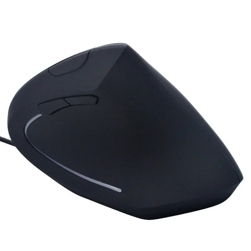 Vertical Optical Mouse Ergonomic USB Wired Gaming Mouse, 4-Level DPI Adjustable Vertical Optical Mouse for Windows PC & Laptop