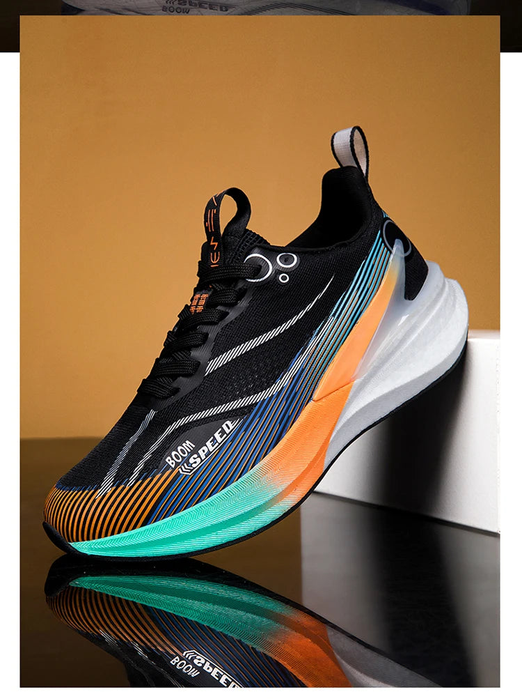 2025 Men's And Women's Professional Carbon Board Marathon Running Shoes Shock Absorption Ultra-light Stable Support Sports Shoes