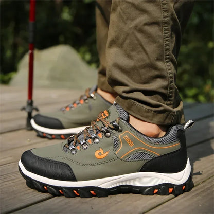 Bottines décontractées pour hommes, confortables, idéales pour les activités de plein air, avec semelle plateforme, légères, parfaites pour les randonnées et les voyages, pointure 48.
