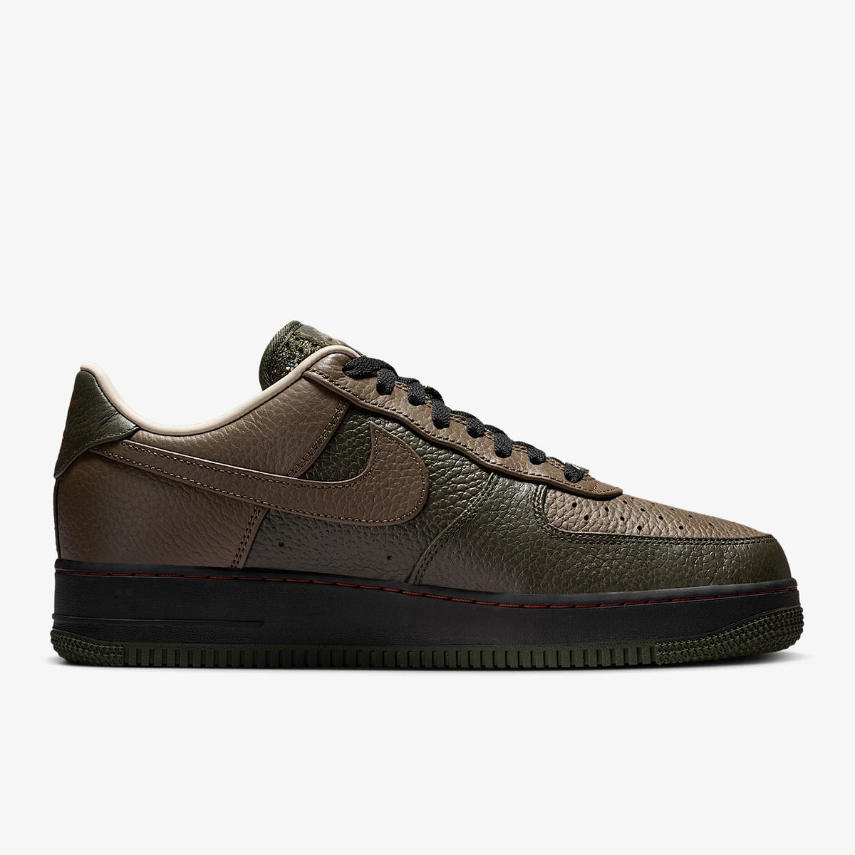 Oryginalne jesienne męskie buty codzienne Nike z niską cholewką i sznurowaniem, odporne na zużycie, model IQ1122-320