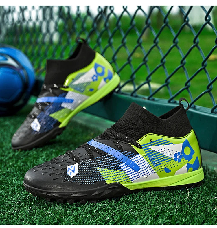 Football Boots Men Professional Soccer Shoes Sneaker Field Long Spikes Outdoor Competition Non Slip Comfortable Training Shoes