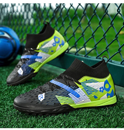 Football Boots Men Professional Soccer Shoes Sneaker Field Long Spikes Outdoor Competition Non Slip Comfortable Training Shoes