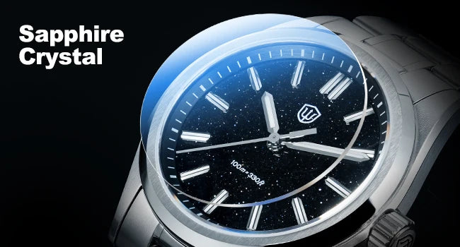Watchdives New WD0003B Aventurine Dial Watch VH31 Quartz Movement Sapphire Crystal Luminous 100m Waterproof 36mm Vintage Watch