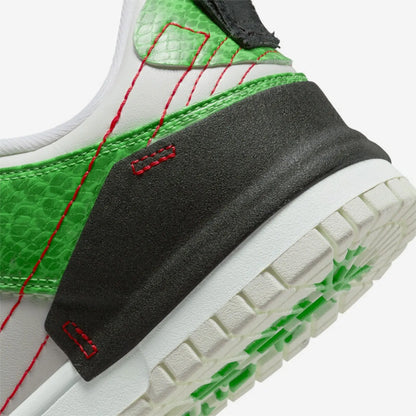 Nike originele Dunk Disrupt2 unisex retro sneakers met slangenprint, laag model, DV1491-101
