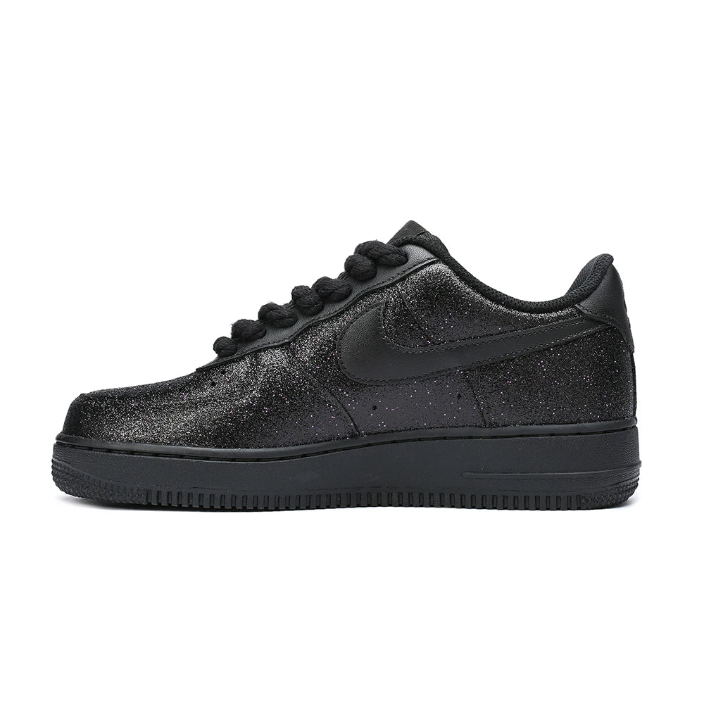 Custom Sneakers Nike Air Force 1 FOMO Full Crystal Sparkle Unisex Sneakers Jennie Cleanfit Style, Anti-slip Light Wear-resistant