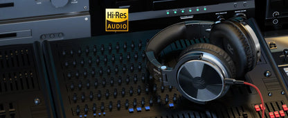 OneOdio Pro-10 Studio Monitoring Headphones Wired HiFi Over-Ear Headphones with 50mm Drivers, Deep Bass, Professional Audio & Built-in Microphone