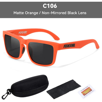 Kdeam High Quality Original Brand Design Polarized Sunglasses for Women Men Fashion Unisex  Trendy Outdoor Eyewear For Couple