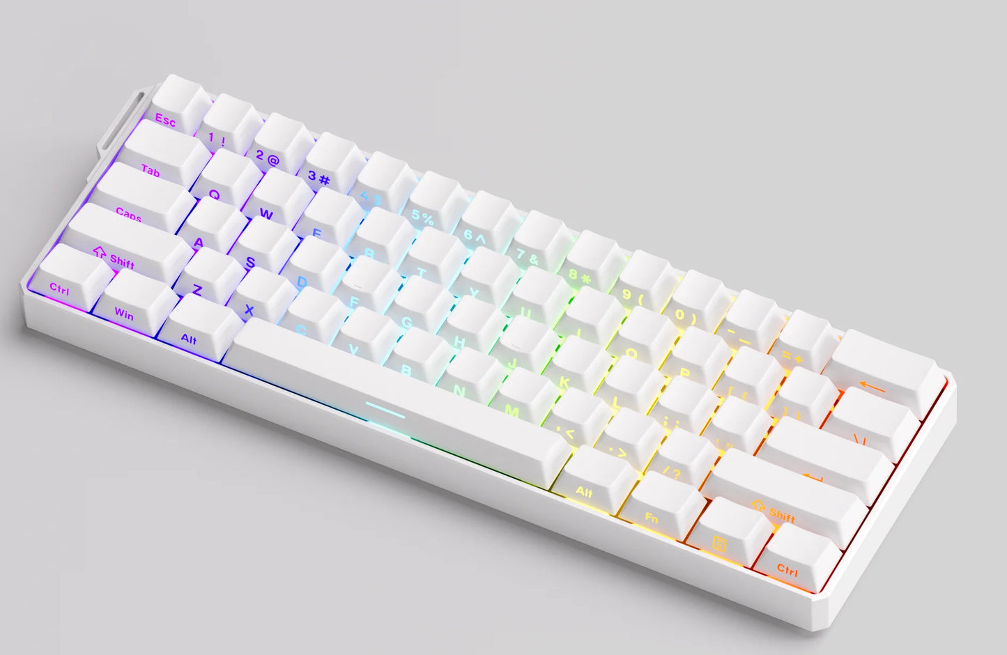 Akko MonsGeek FUN60 Magnetic Switch Mechanical Keyboard 60% Gaming Keyboard with Rapid Trigger 0.01mm, 8K Polling Rate, ARGB, Custom Mechanical Keyboard