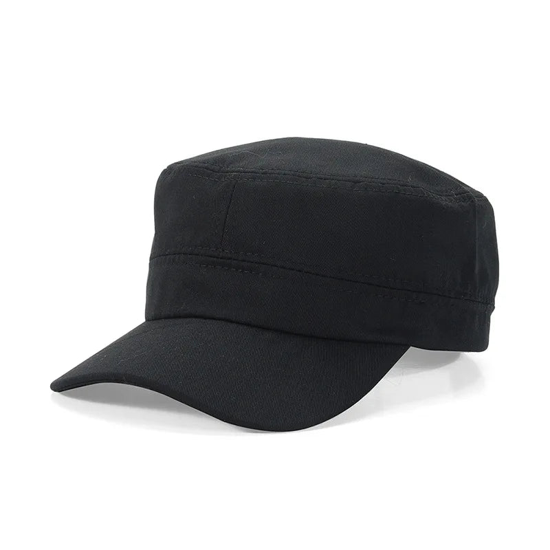 Gorra de béisbol táctica militar Spring Solid, unisex, para deportes al aire libre, con cierre snapback, para hombre y mujer, estilo marinero