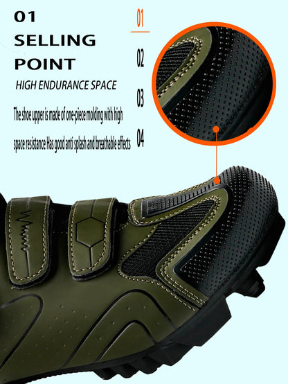 Primavera, zapatillas de ciclismo MTB con abrazaderas para hombre, zapatillas deportivas de carbono, velocidad, carrera de montaña, zapatillas de bicicleta de montaña