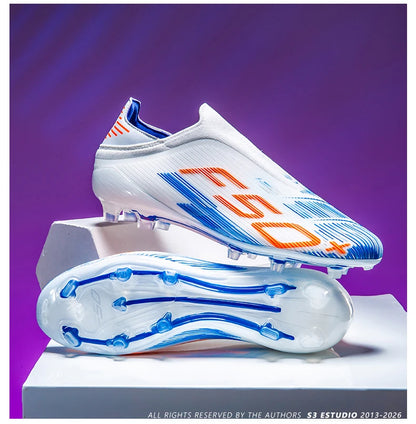 New Men's Football Boots Non-Slip Soccer Shoes Indoor Cleats Professional Turf Futsal Grass Ultralight Sport Comfortable Adult