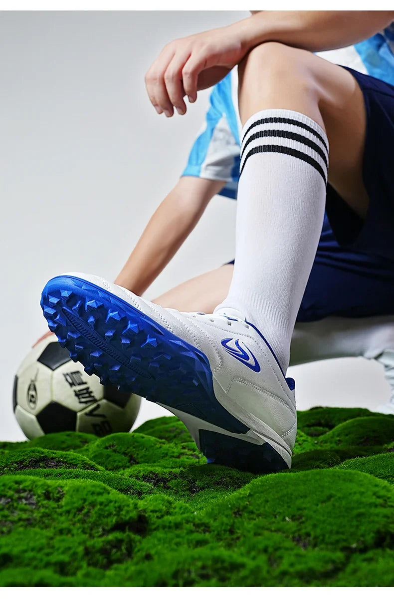 Męskie buty piłkarskie, młodzieżowe buty do futbolu, oddychające, wygodne, sportowe buty treningowe, buty z kolcami, oryginalne buty piłkarskie dla dzieci