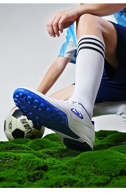 Męskie buty piłkarskie, młodzieżowe buty do futbolu, oddychające, wygodne, sportowe buty treningowe, buty z kolcami, oryginalne buty piłkarskie dla dzieci