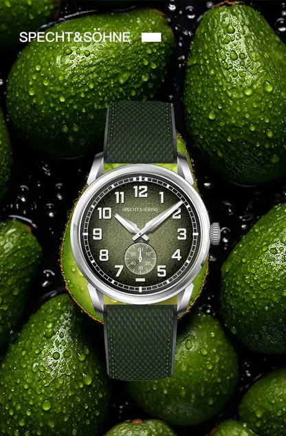Specht & Söhne New Automatic Mechanical Wristwatches For Men Japan C3 Luminous Sapphire Crystal Sports Watch ﻿5Bar Waterproof