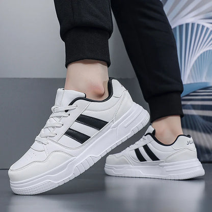Plus Big Size 50 51 52: zapatillas de cuero para hombre, zapatillas deportivas informales, zapatillas planas de skate para dropshipping