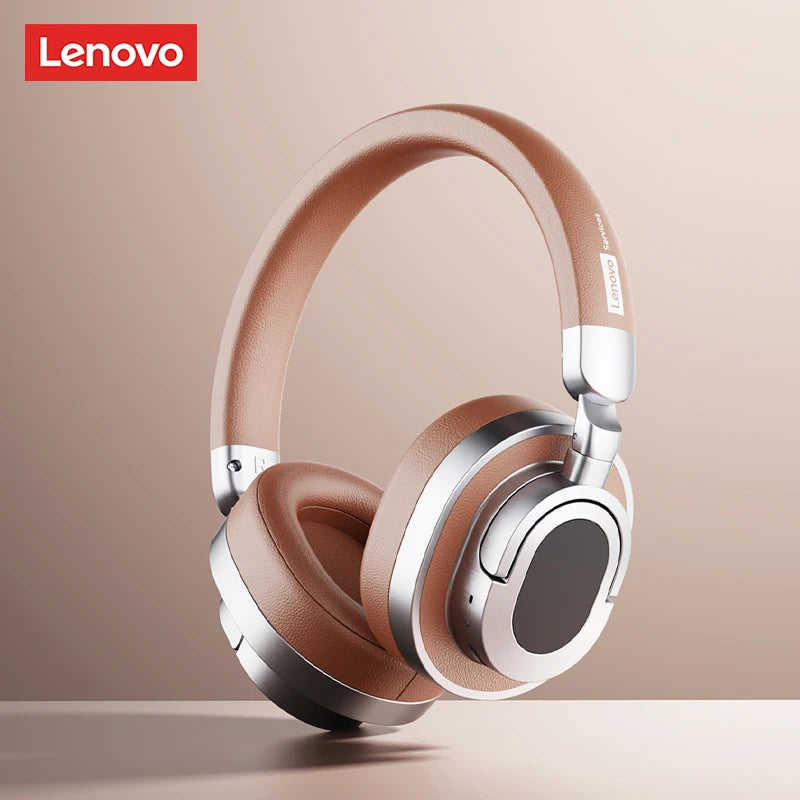Lenovo LE602 Auriculares circumaurales Bluetooth 6.0 – Auriculares gaming HiFi estéreo ANC inalámbricos y con cable con micrófono ENC HD