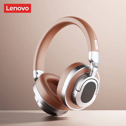 Lenovo LE602 Auriculares circumaurales Bluetooth 6.0 – Auriculares gaming HiFi estéreo ANC inalámbricos y con cable con micrófono ENC HD