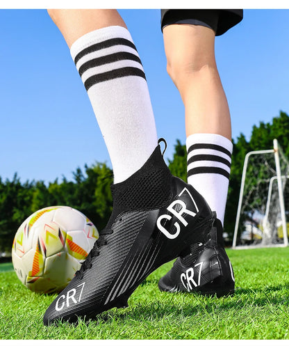 Botas de fútbol para hombre nuevas en oferta, zapatillas profesionales de futsal de alta calidad, tacos de fútbol para mujer unisex, ultraligeras TF/FG