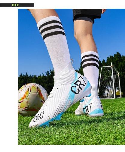 Botas de fútbol para hombre nuevas en oferta, zapatillas profesionales de futsal de alta calidad, tacos de fútbol para mujer unisex, ultraligeras TF/FG
